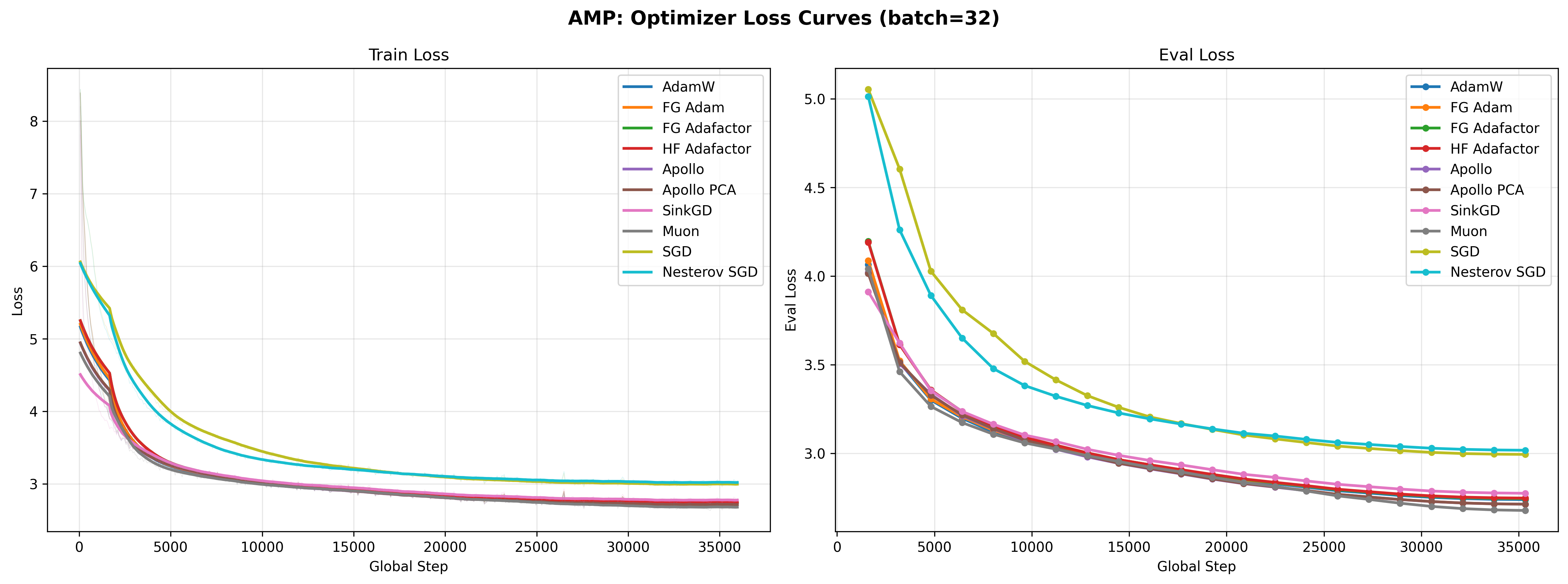 AMP: Loss Curves