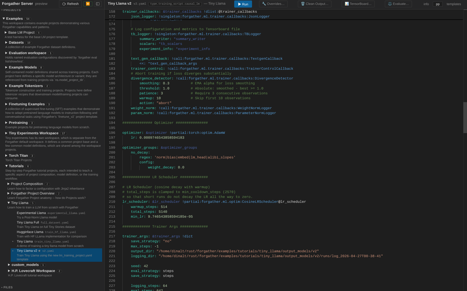 pp tab showing the preprocessed v2.yaml