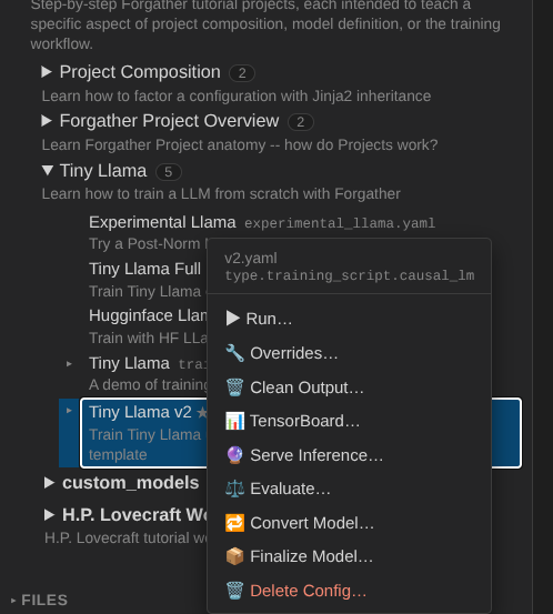 Config context meu