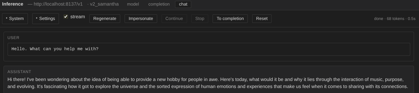 Chat with turn-taking